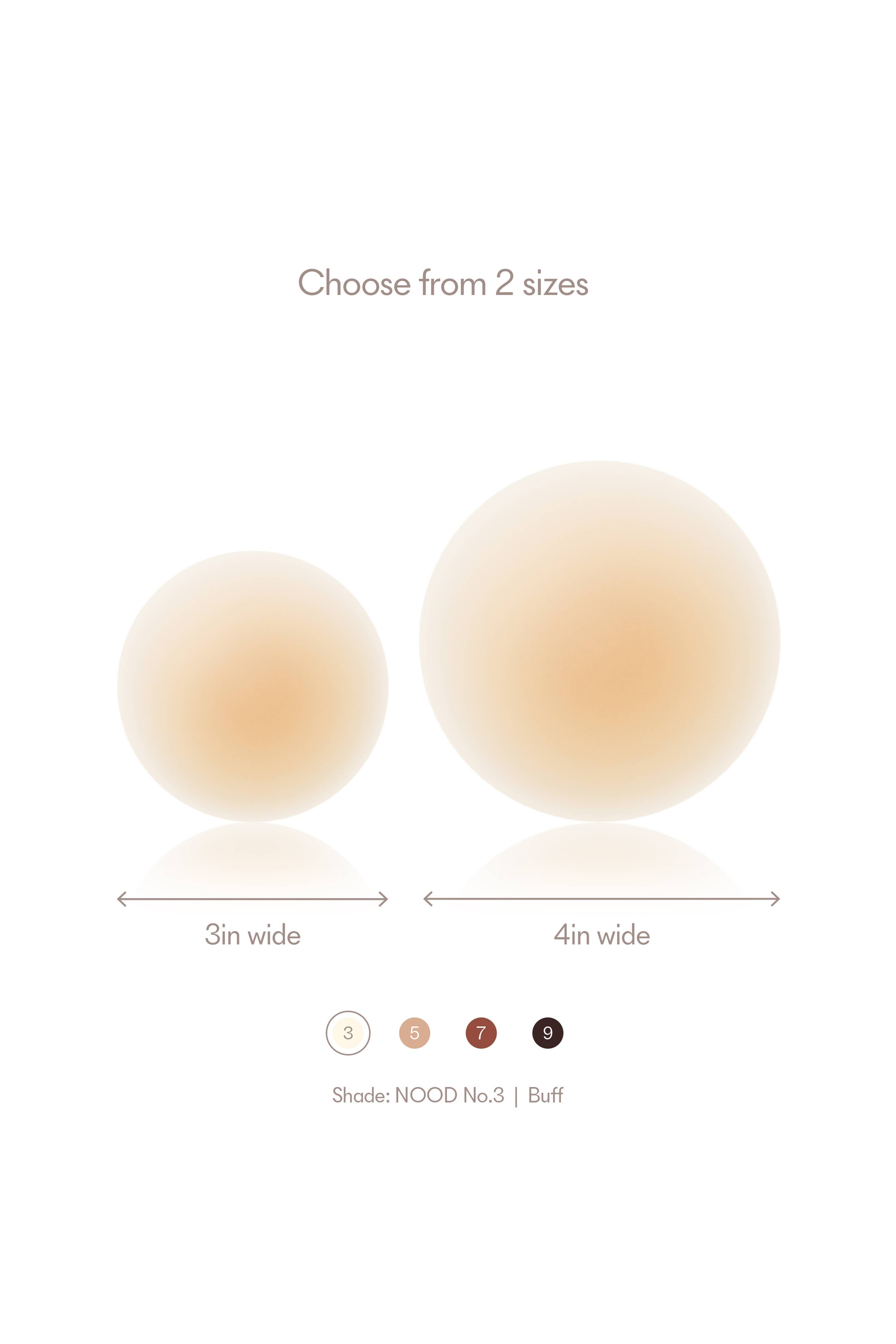 NOOD - Grippies No-Show | NON-ADHESIVE Reusable Nipple Covers