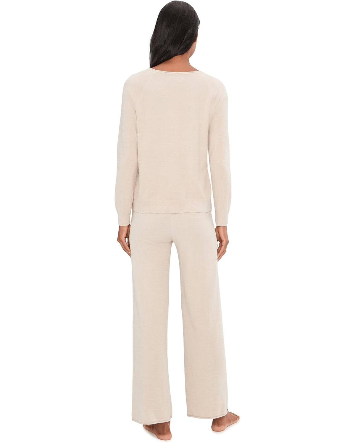 Barefoot Dreams Cozychic Ultra Lite Jersey Roll Pullover and Wide Let Pant Set #BDWCU23142