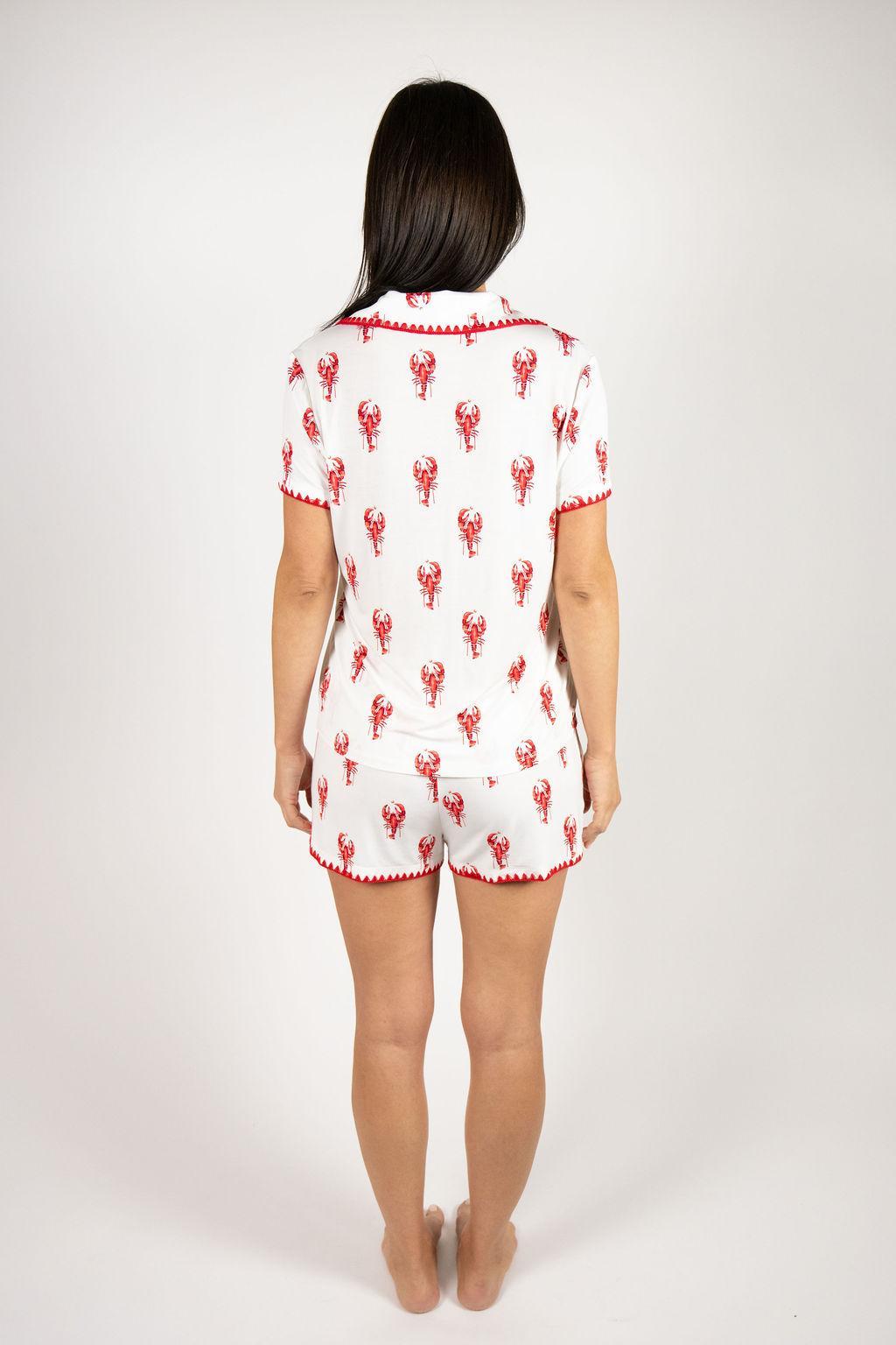 Aspen Dream Cute Stitching Short Pajama Set #CUTESHPJ