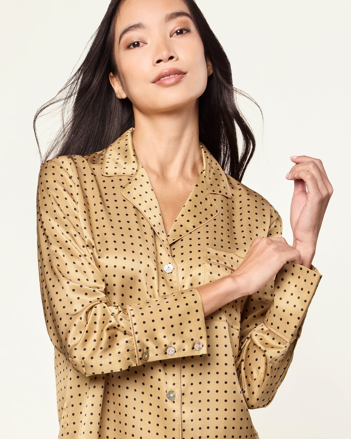 Petite Plume Women's Silk Pajamas