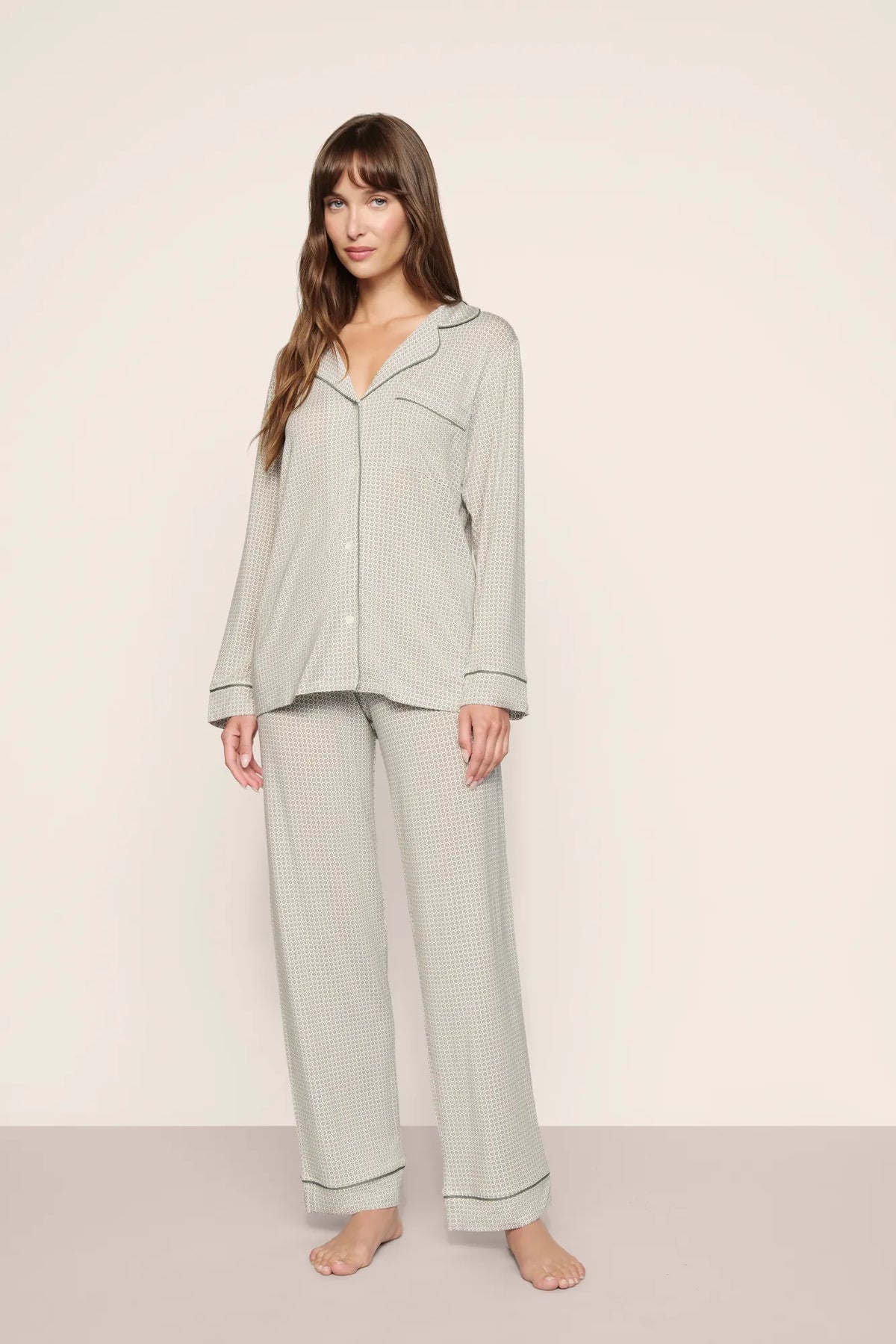 Eberjey Gisele Printed - The Long PJ Set #PJ1141
