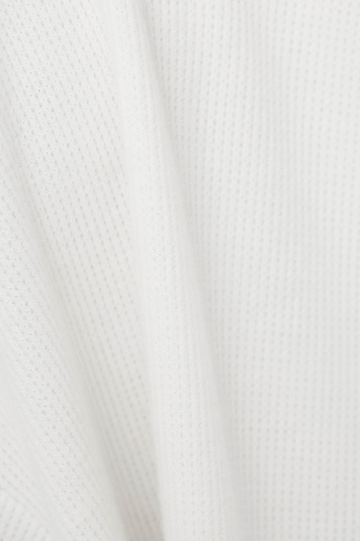 PJ Salvage waffle thermal long sleeve top in White