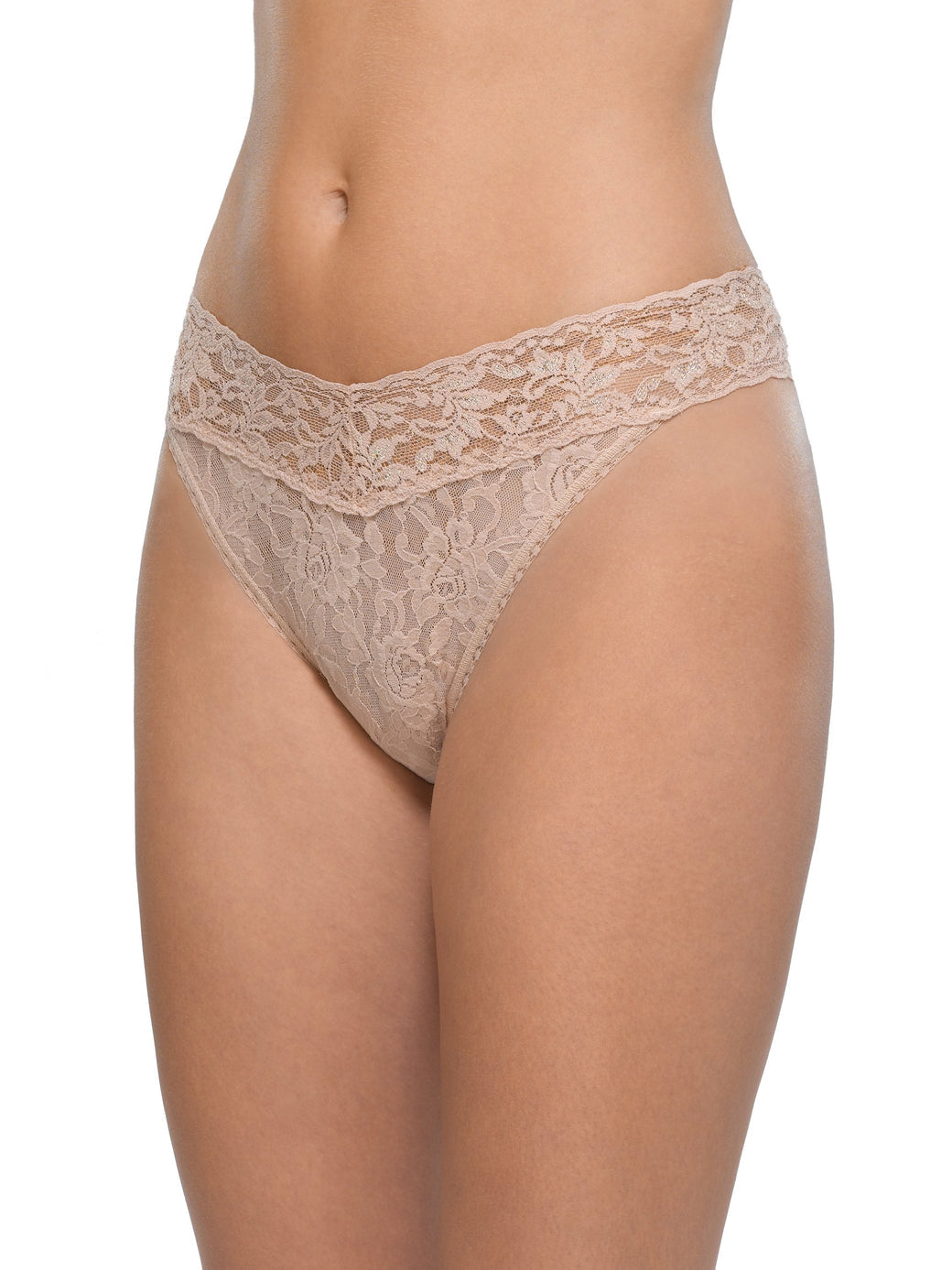 Hanky Panky Original Stretch Signature Lace Thong #4811