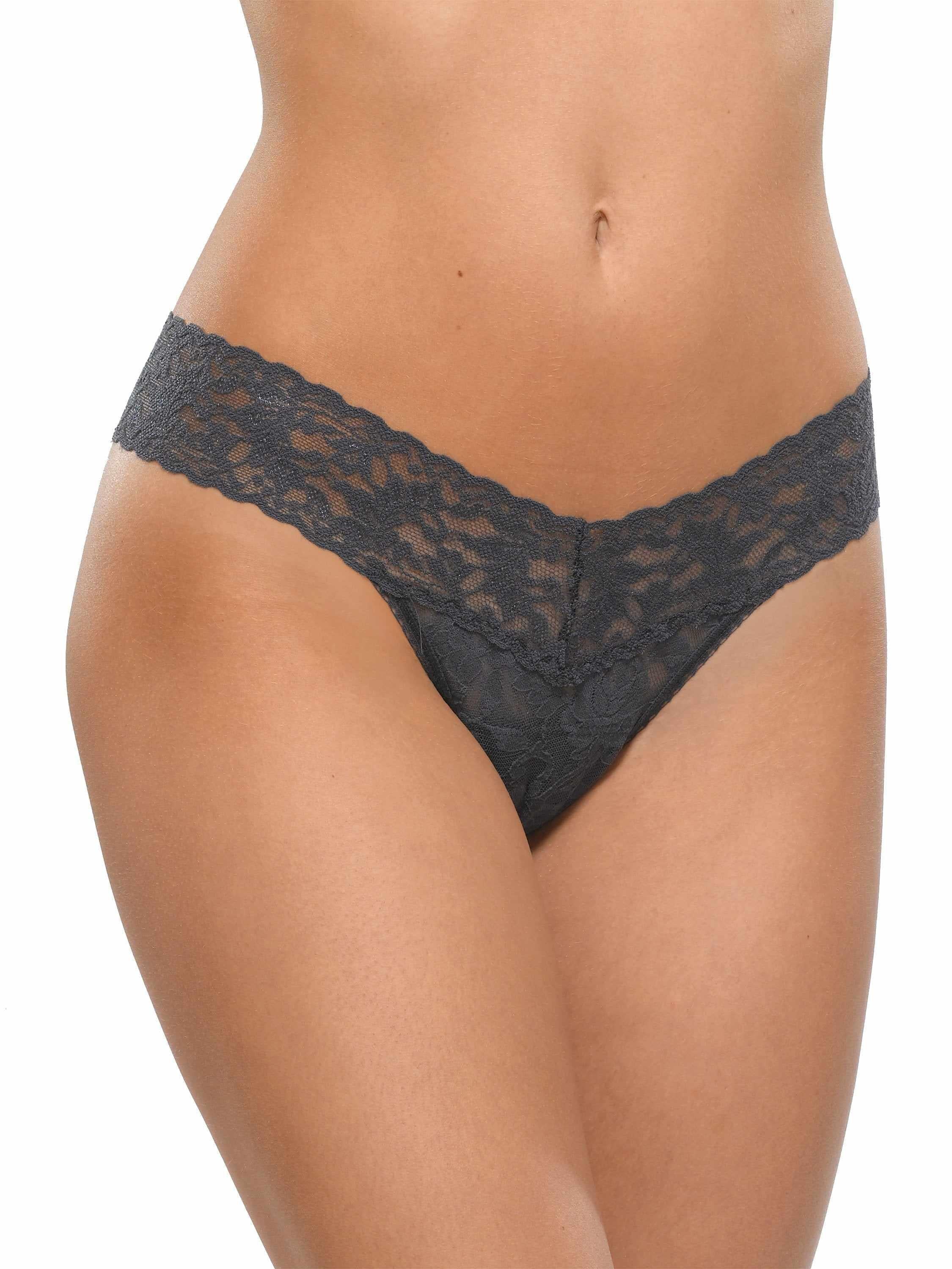 Hanky Panky Original Stretch Signature Lace Thong #4811