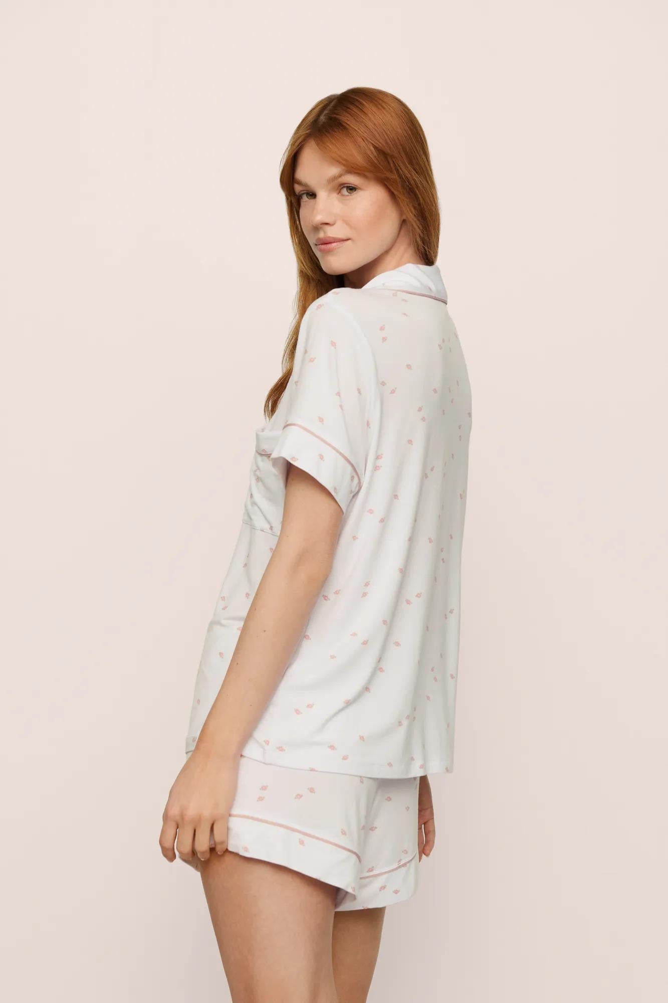 Eberjey Gisele Printed Relaxed Short PJ Set #PJ1141SN