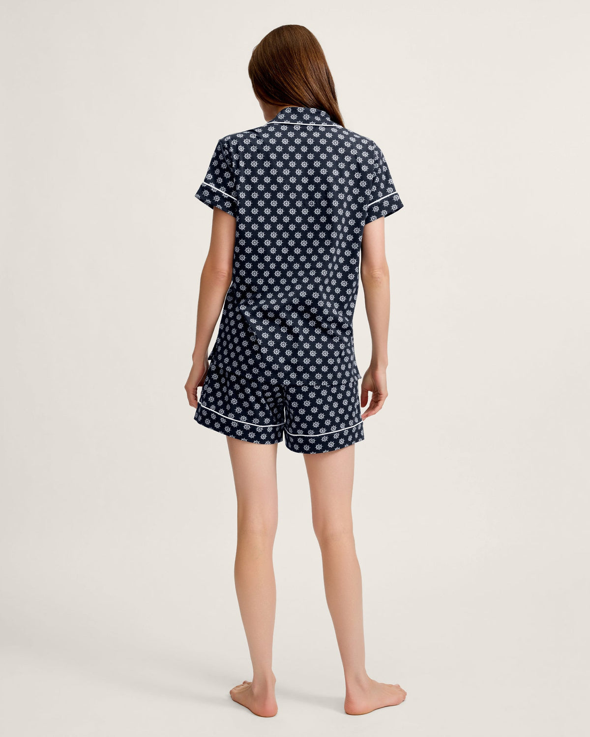 Petite Plume Pima Short Sleeve Short Set #PWSSSCAC