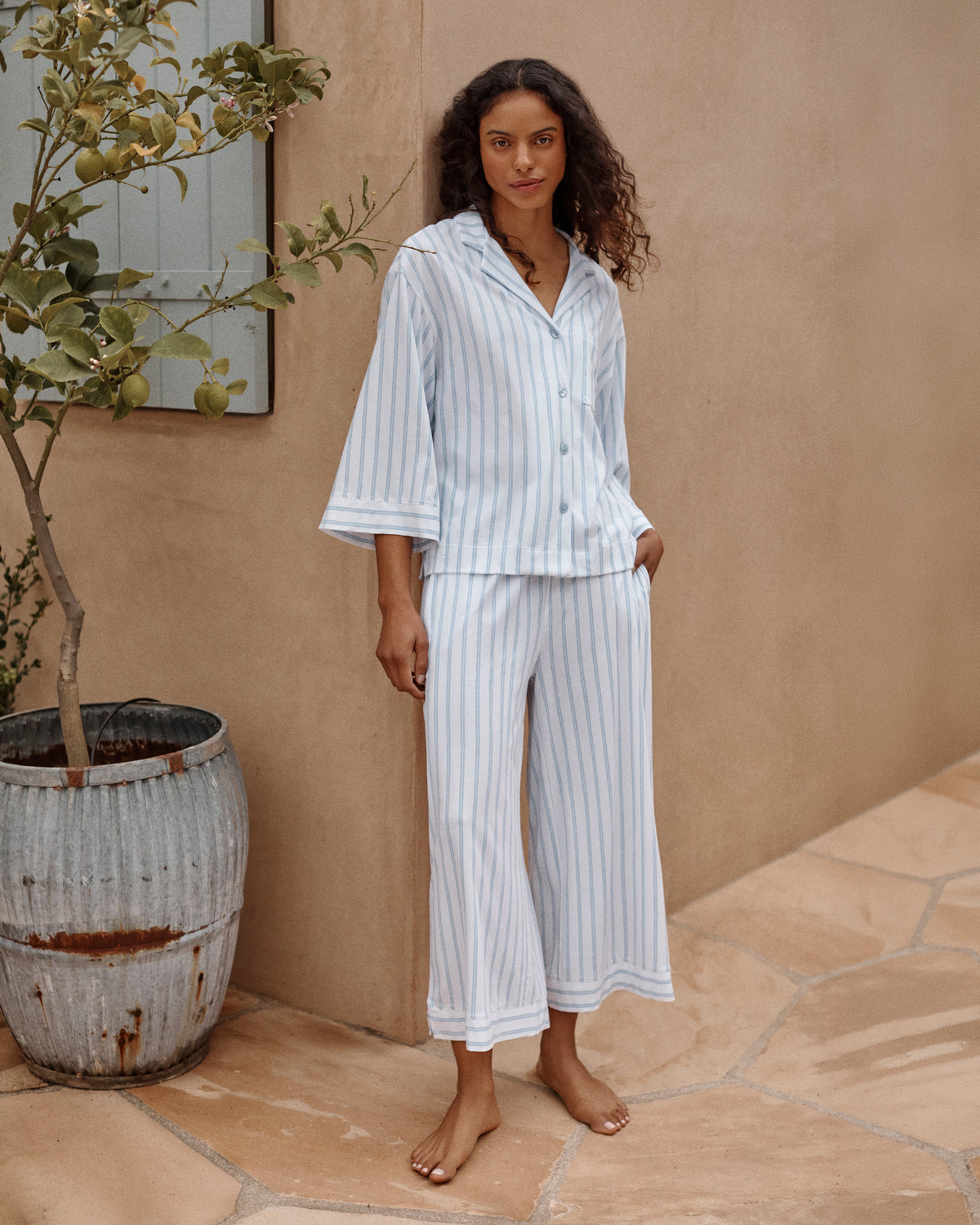 Petite Plume Olivia Wide Leg Pajamas #PWWPJPERIS