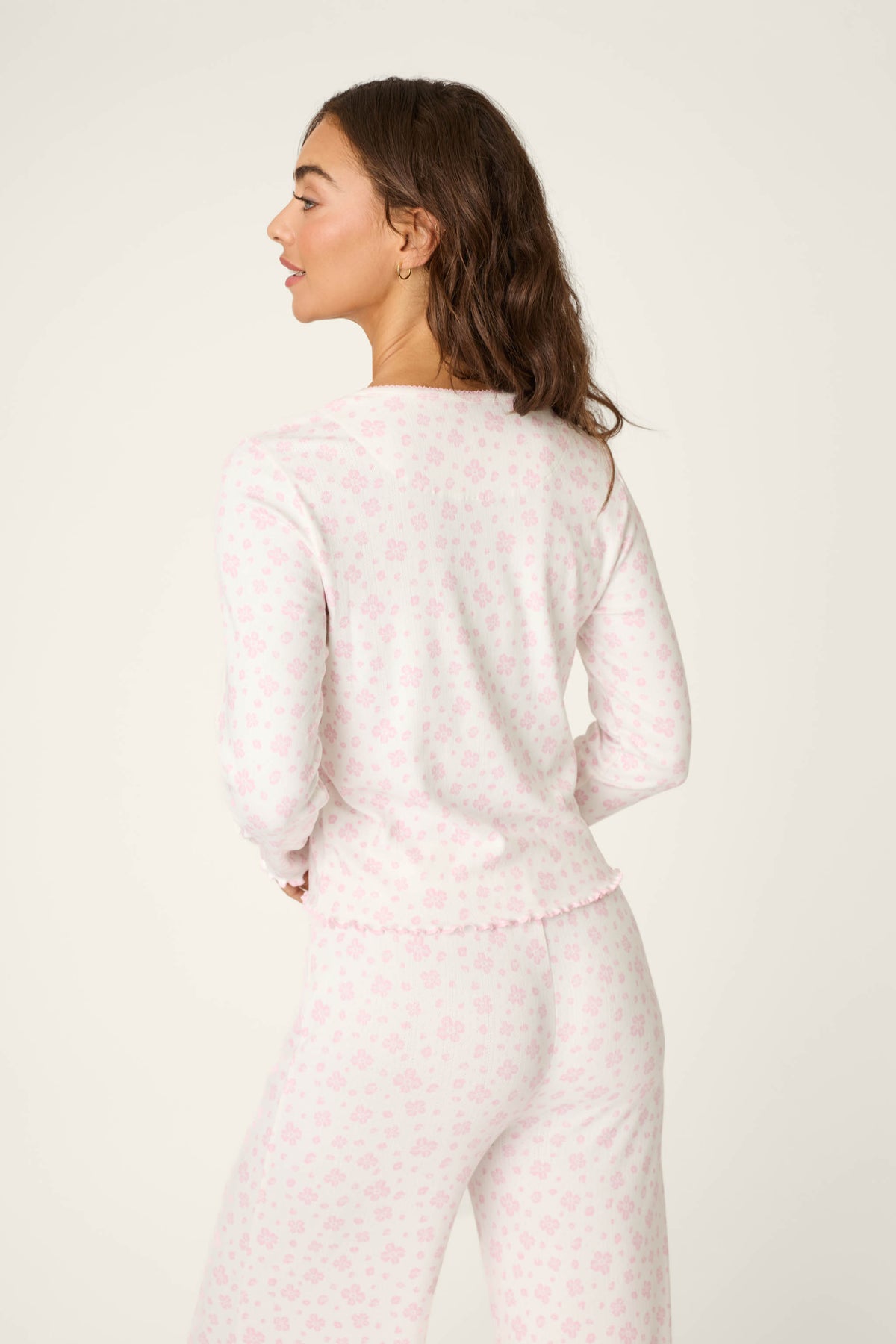 PJ Salvage Pretty Petals Long Sleeve Top #RZPRLS1