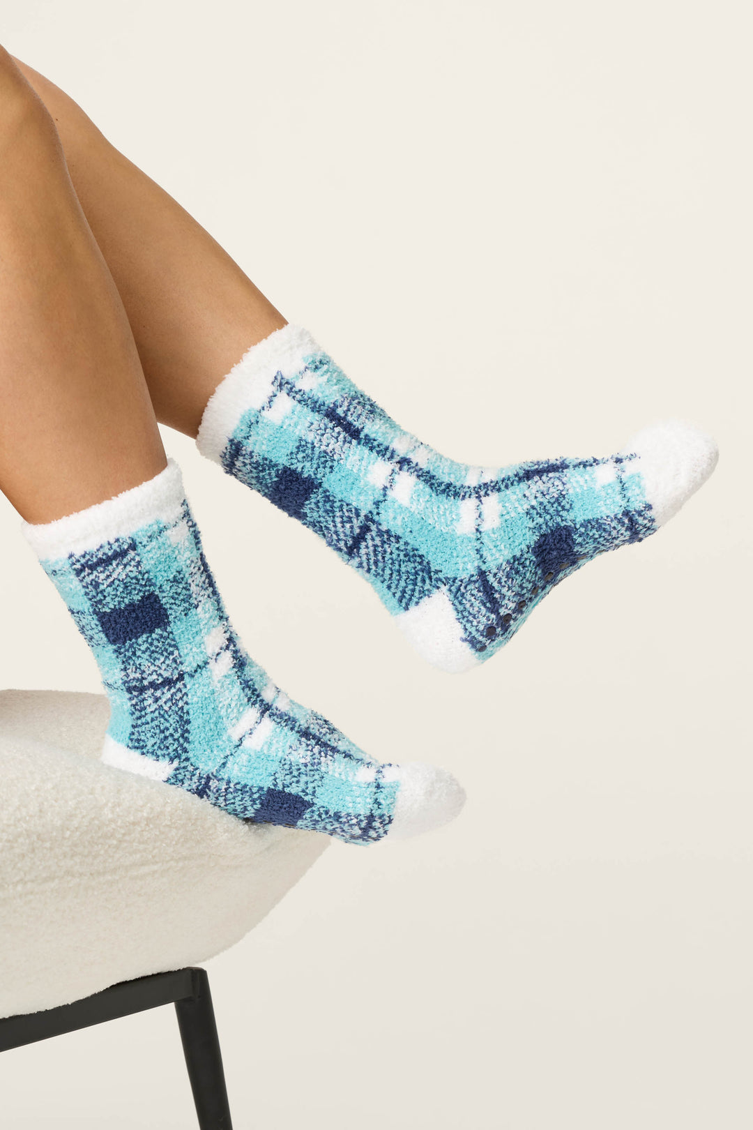PJ Salvage Plaid About You Socks #PJ39893WW