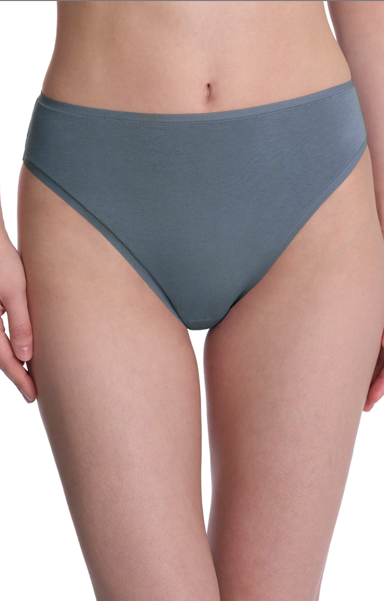 Natori Bliss Bare Cotton High Cut Brief #772346