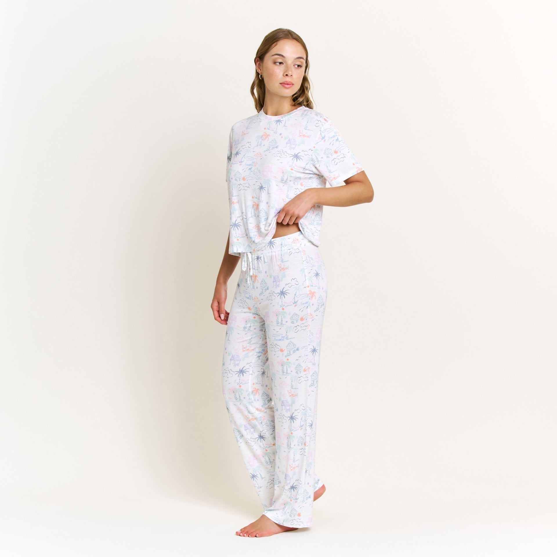 Honeydew Intimates All American Tee Pant Set #34982