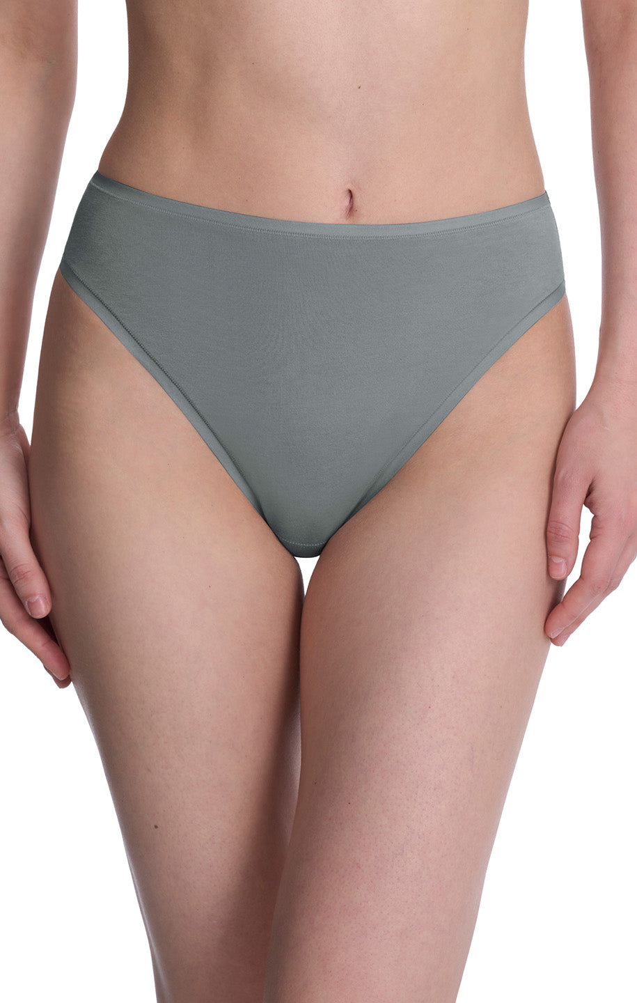 Natori Bliss Bare Cotton High Cut Brief #772346