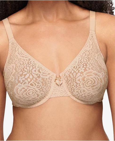Wacoal Women's Halo Lace Underwire Bra 851205 Naturally Nude Bra 38DDD :  Clothing, Shoes & Jewelry 