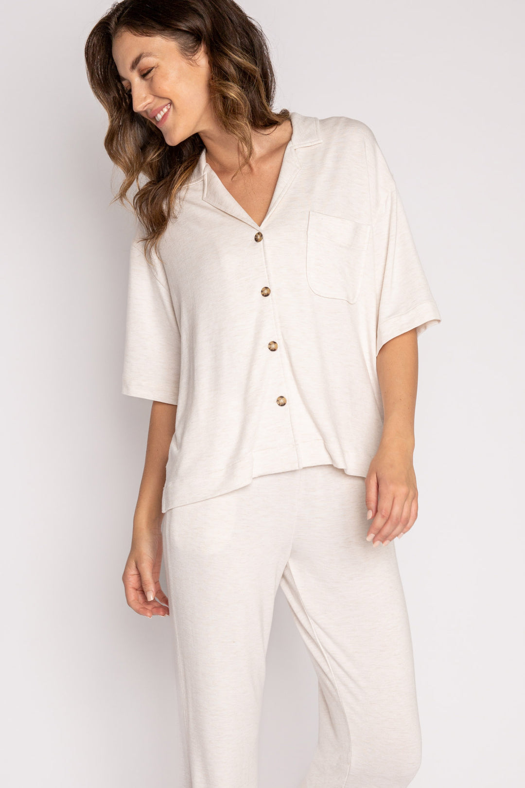 PJ Salvage Jammie Essentials Short Sleeve Top #RIJET