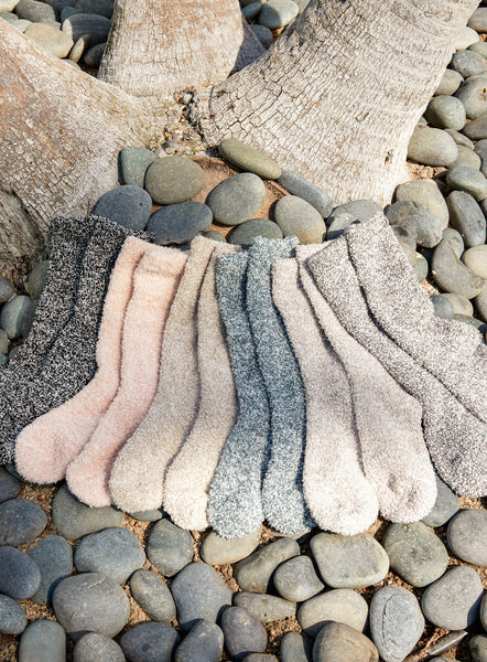 Barefoot Dreams Cozy Chic Socks – Bellevue Bronze