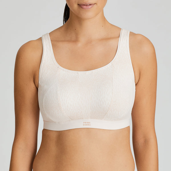 Womens Active Air Control Wire Free Sports Bra 5544 34H White