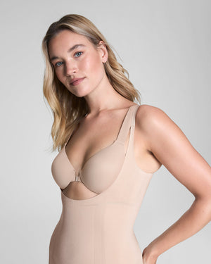 Spanx Oncore Open-bust Mid-thigh Bodysuit #10130R