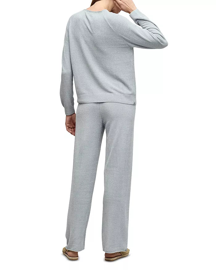 Barefoot Dreams Cozychic Ultra Lite Jersey Roll Pullover and Wide Let Pant Set #BDWCU23142