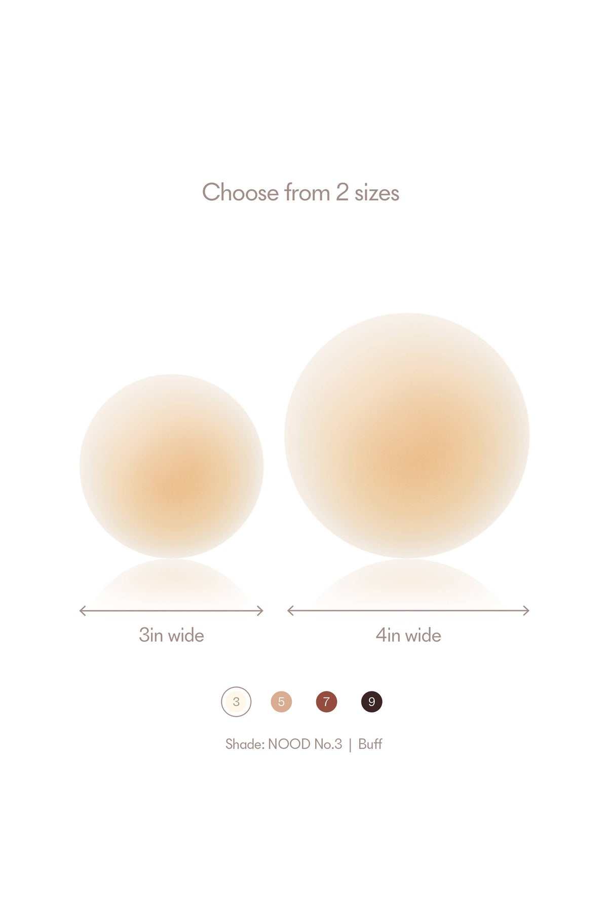 NOOD - Grippies No-Show | NON-ADHESIVE Reusable Nipple Covers