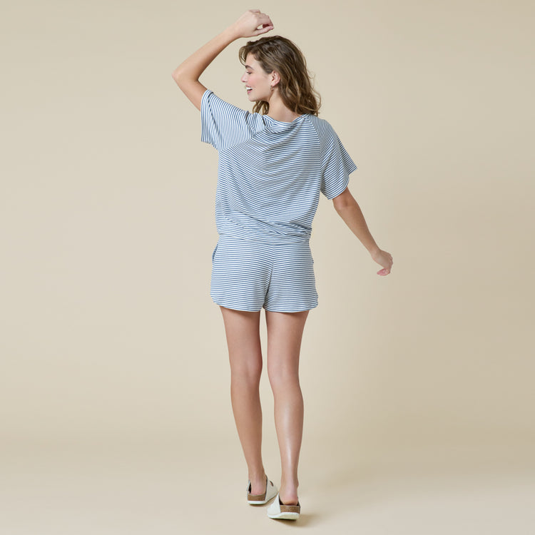 Softies Dream Slouchy Tee with Shorts Lounge Set #2300-6