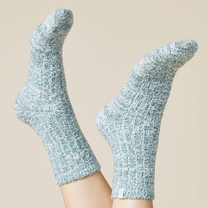 Softies - Cozy Marshmallow Crew Socks with Grippers for Women