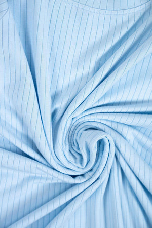 Aspen Dream Cannes Pinstripe Shorty Set #MODSHPJ