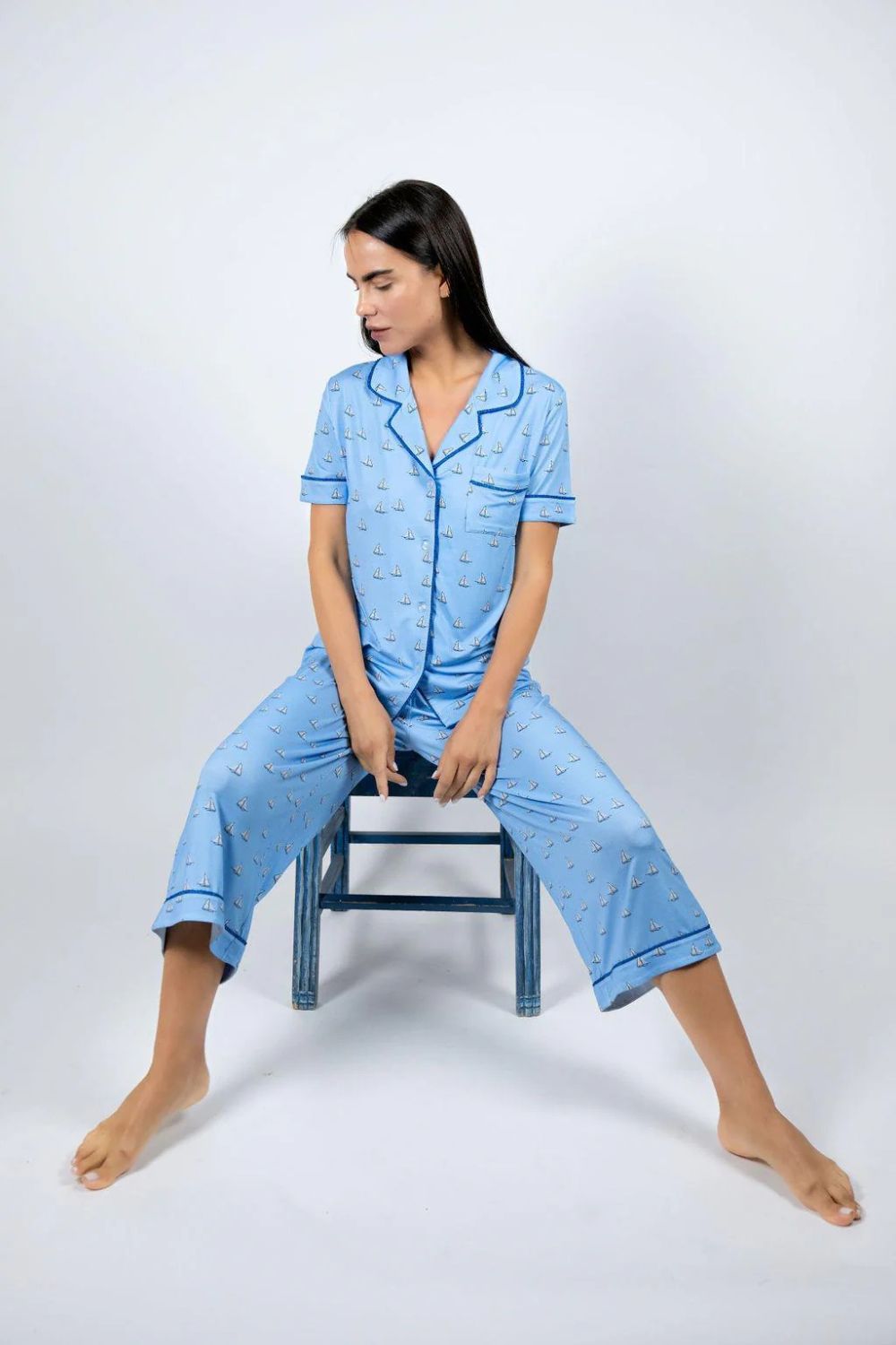Aspen Dream Jolene Cropped Pajama Set #BCROPPJ