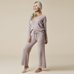 Softies Solid Marshmallow V-Neck Lounge Set #6800-2