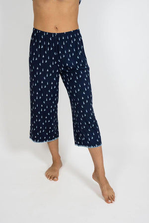 Aspen Dream Cute Stitching Cropped Pajama #CUTECROPPJ