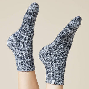 Softies - Cozy Marshmallow Crew Socks with Grippers for Women