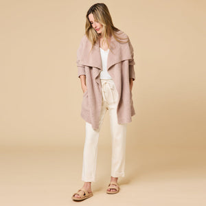 Softies Ultra Marshmallow Wrap Cardigan with Exaggerated Collar #8100-9