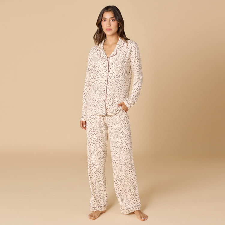 Softies Aria Slim Notch Collar PJ Set #9900-8