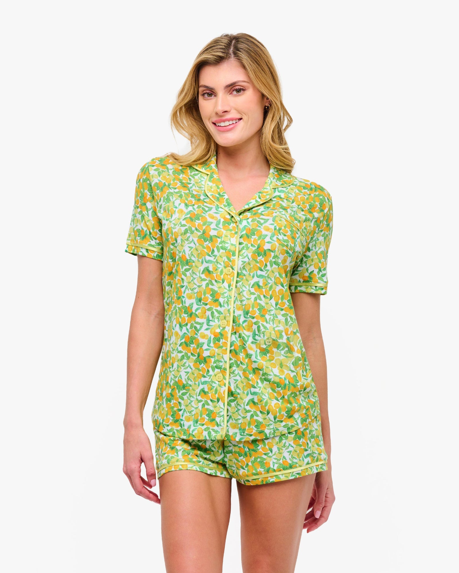 Cosabella Bella Short Sleeve Top and Boxer PJ Set #AMORP9622