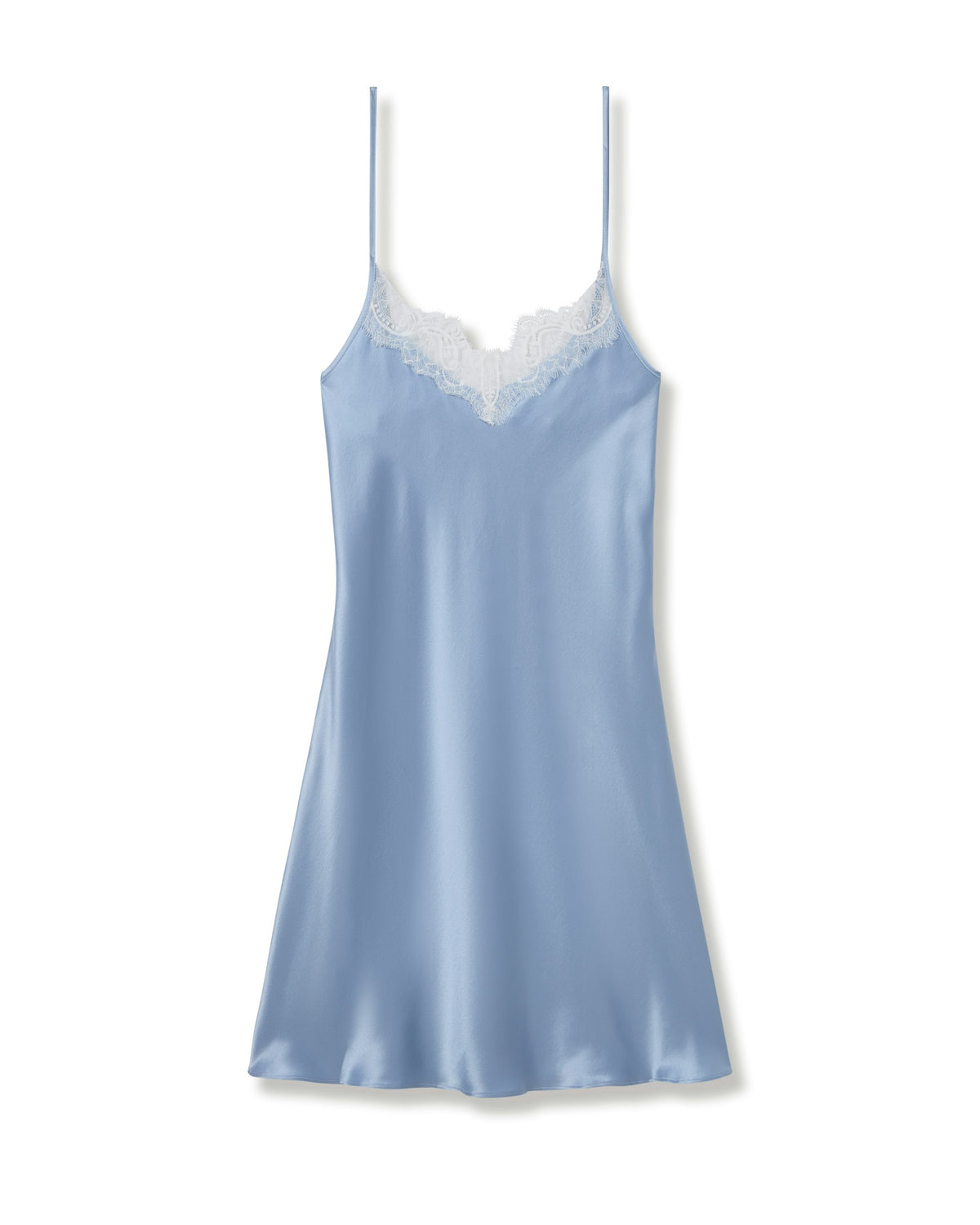 Petite Plume Mulberry Silk Lace Slip Dress #ASWLASPE