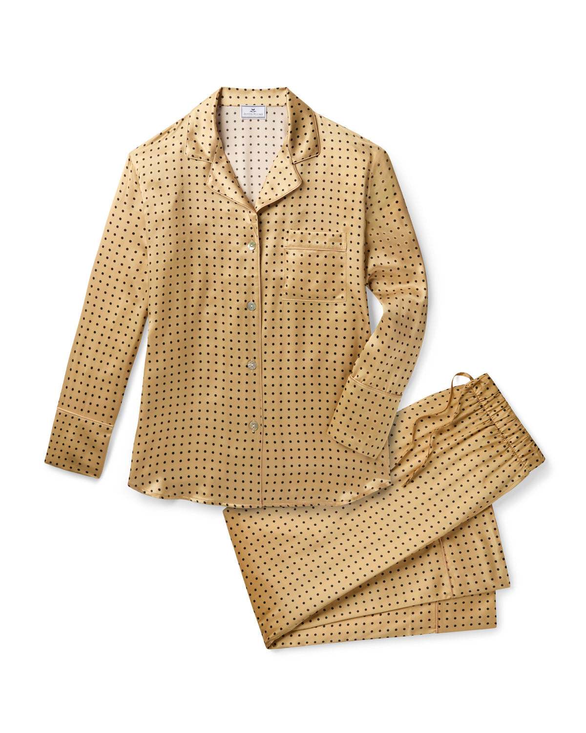 Petite Plume Women's Silk Pajamas