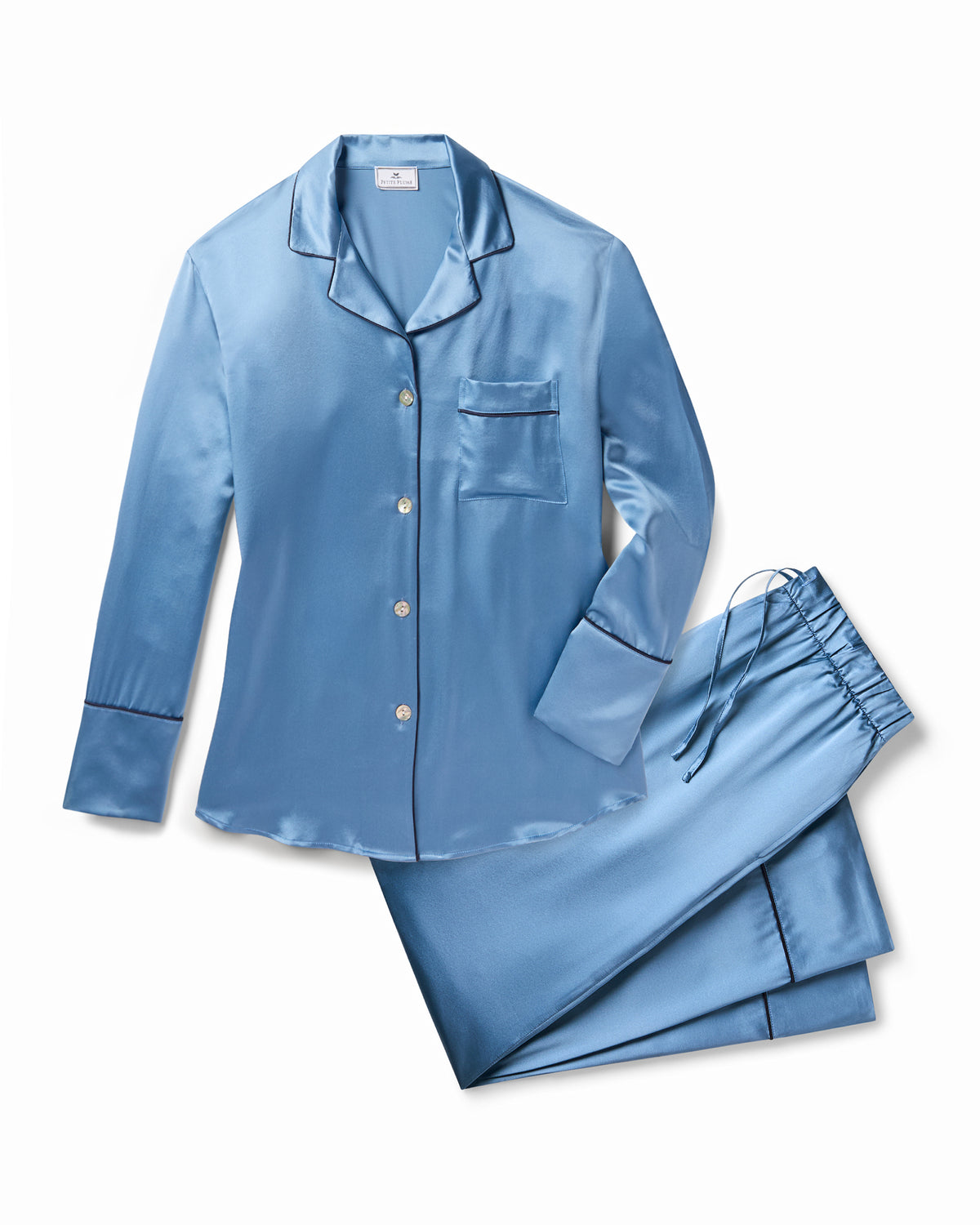 Petite Plume Women's Silk Pajamas