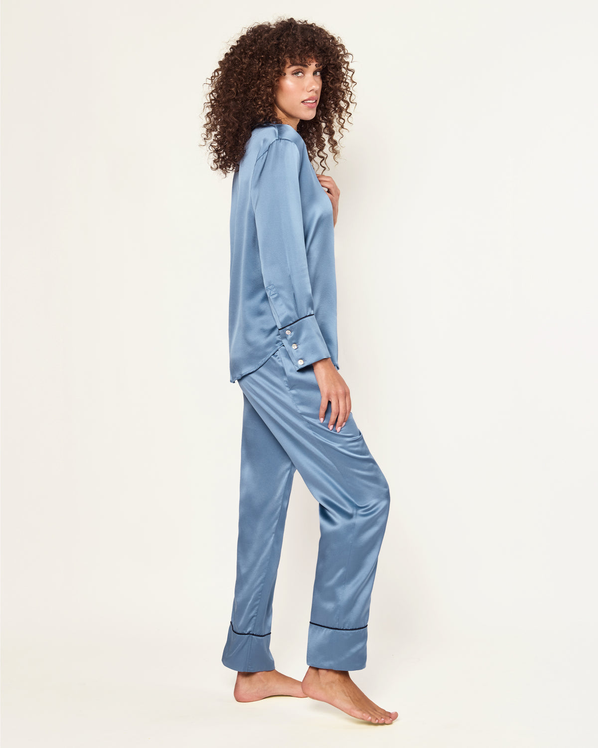 Petite Plume Women's Silk Pajamas