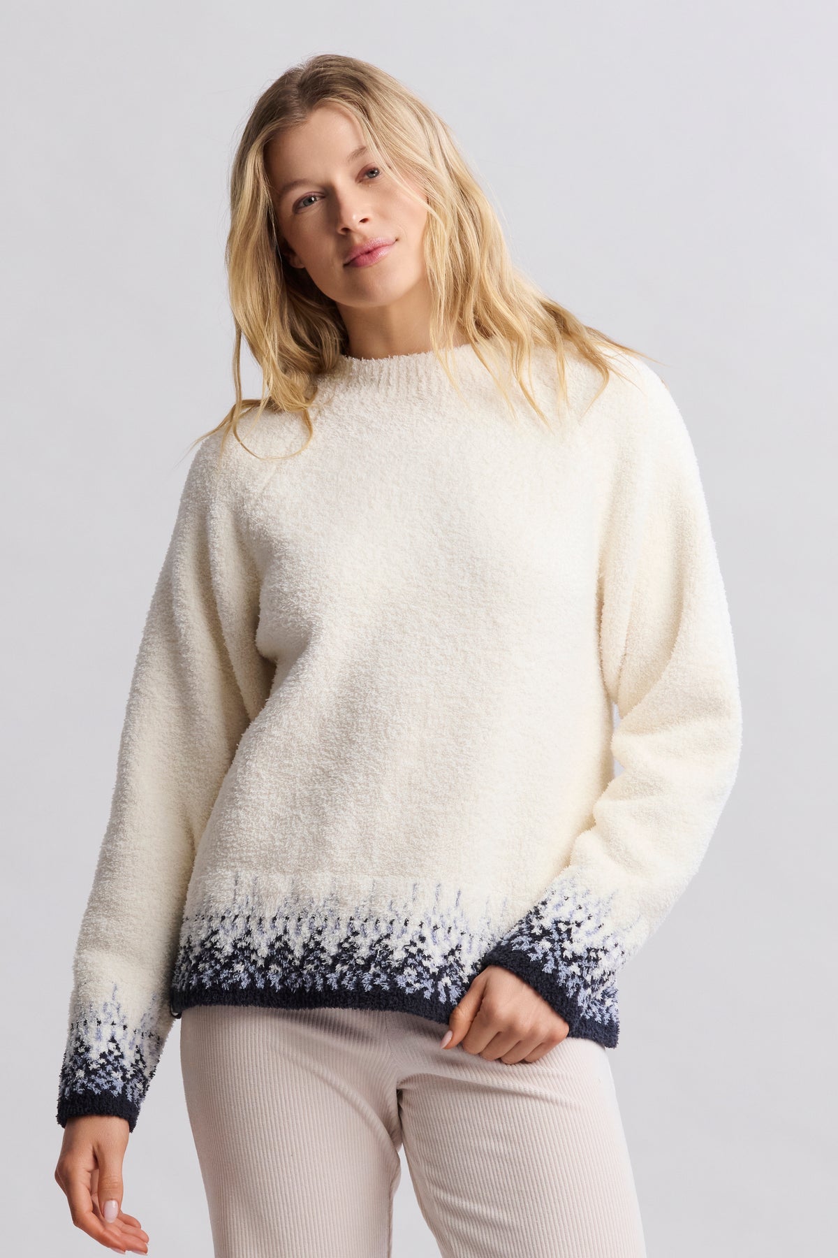 Barefoot Dreams CozyChic Raglan Confetti Pullover #BDWCC25960