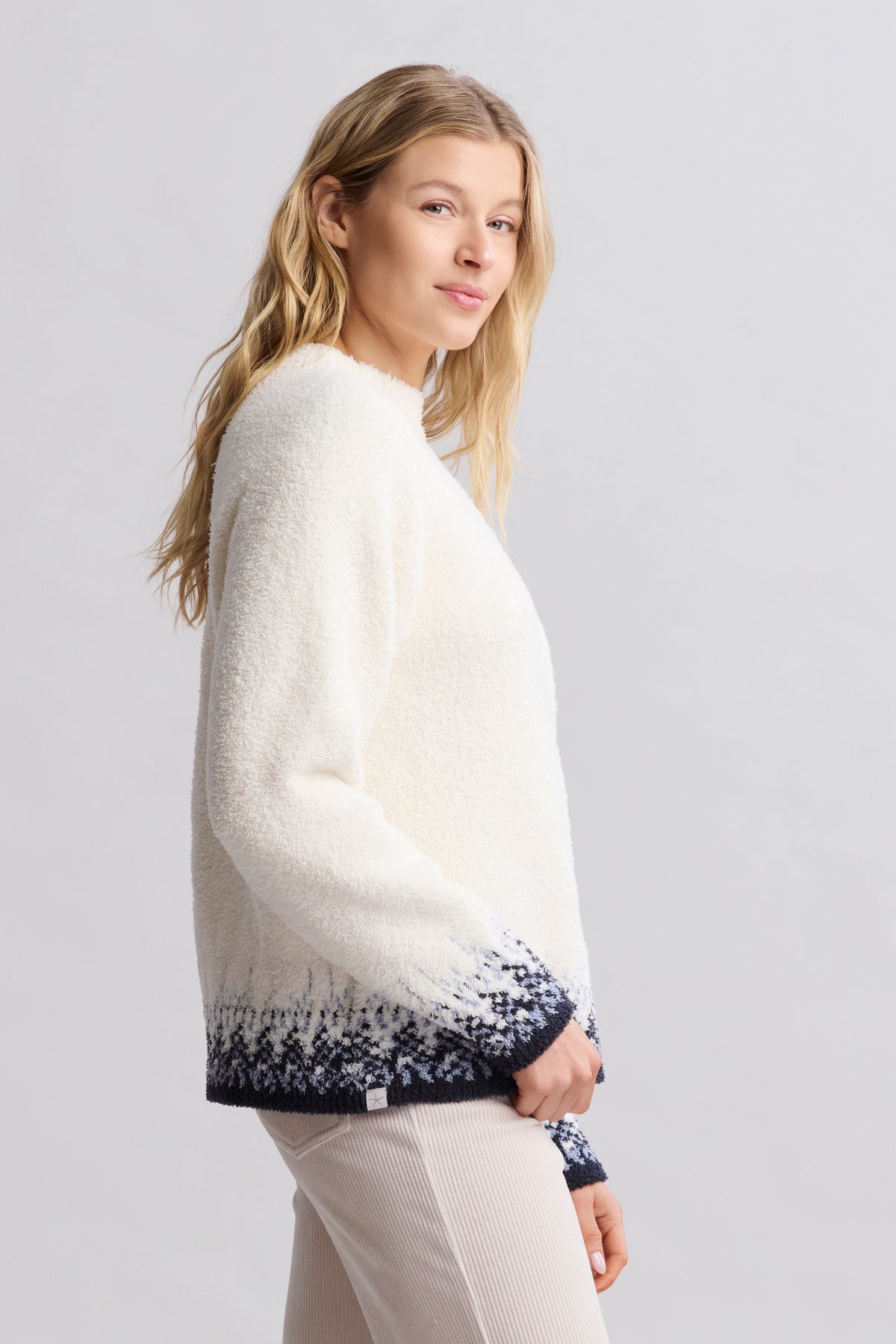 Barefoot Dreams CozyChic Raglan Confetti Pullover #BDWCC25960