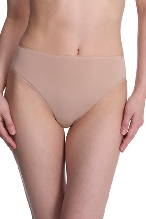 Natori Bliss Bare Cotton High Cut Brief #772346