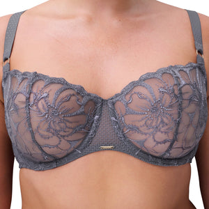 Chantelle Fleurs Lace Unlined Demi Bra #C12M5