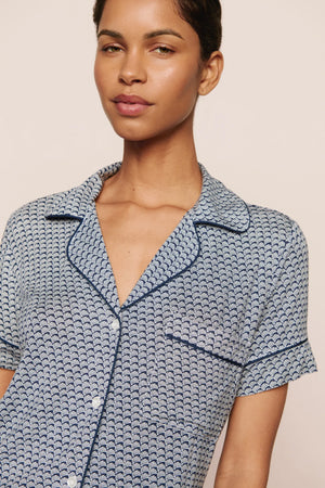 Eberjey Gisele Printed Relaxed Short PJ Set #PJ1141SN