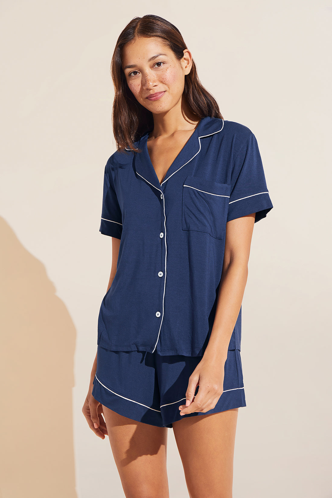 Eberjey Gisele - The Relaxed Short PJ Set #PJ1018SN