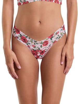 Hanky Panky Printed Low Rise Thong #PR4911