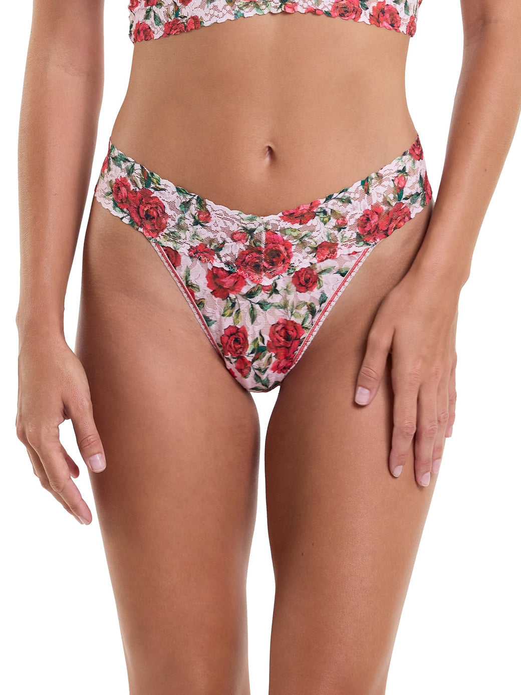 Hanky Panky Printed Original Rise Thong #PR4811