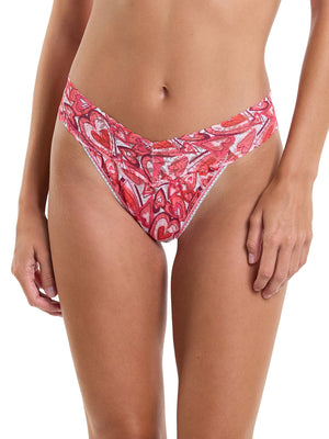 Hanky Panky Printed Original Rise Thong #PR4811