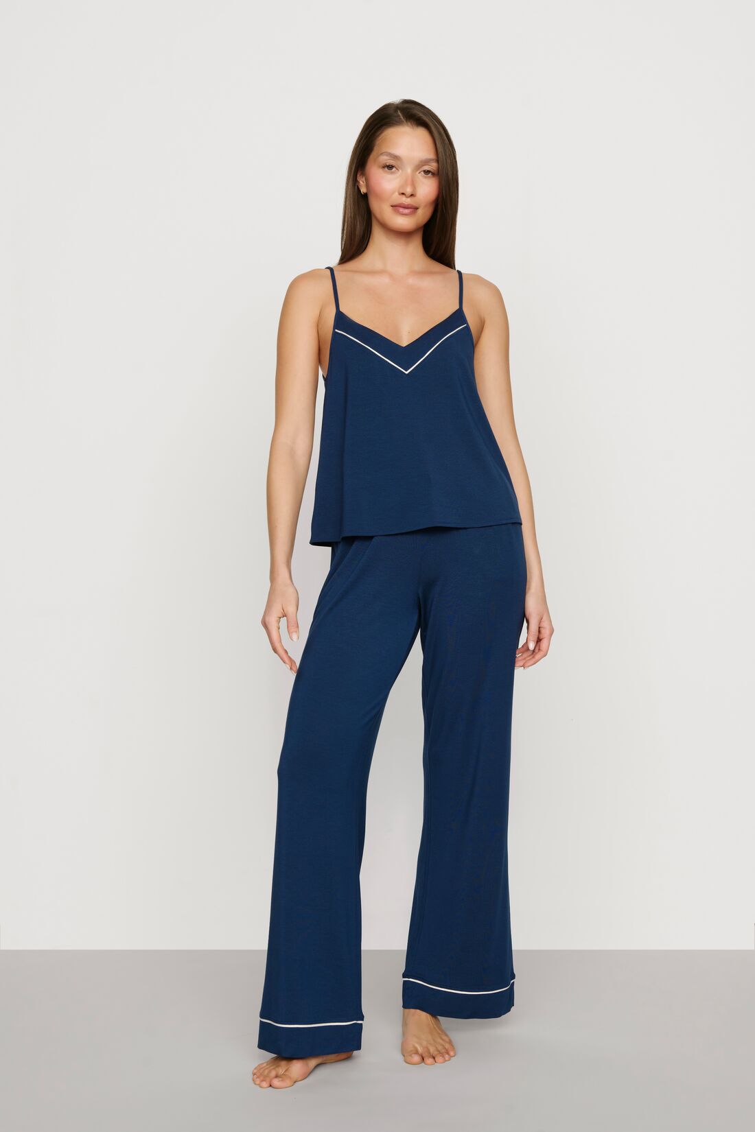 Eberjey Gisele V Neck Cami and Pant Set #CV1018Z