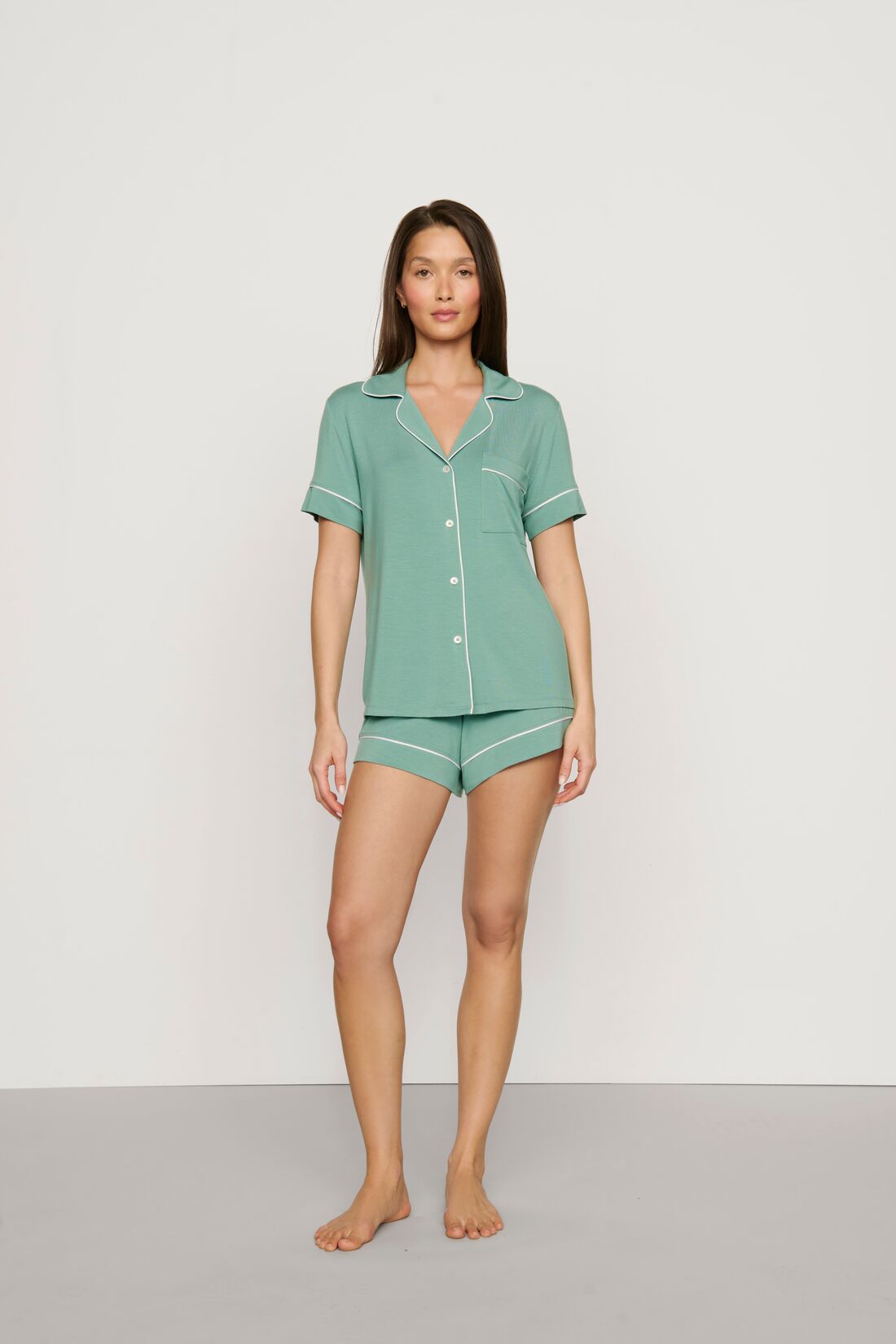 Eberjey Gisele - The Relaxed Short PJ Set #PJ1018SN
