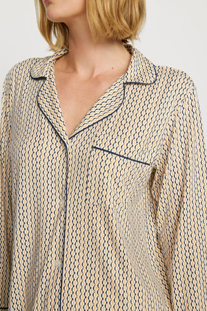 *** Eberjey Gisele Printed - The Long PJ Set #PJ1141