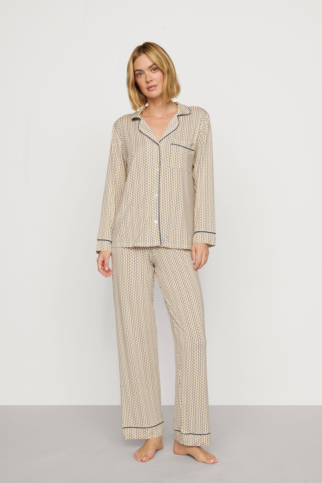 Eberjey Gisele Printed - The Long PJ Set #PJ1141